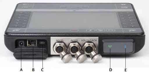 振動(dòng)分析儀俯視圖